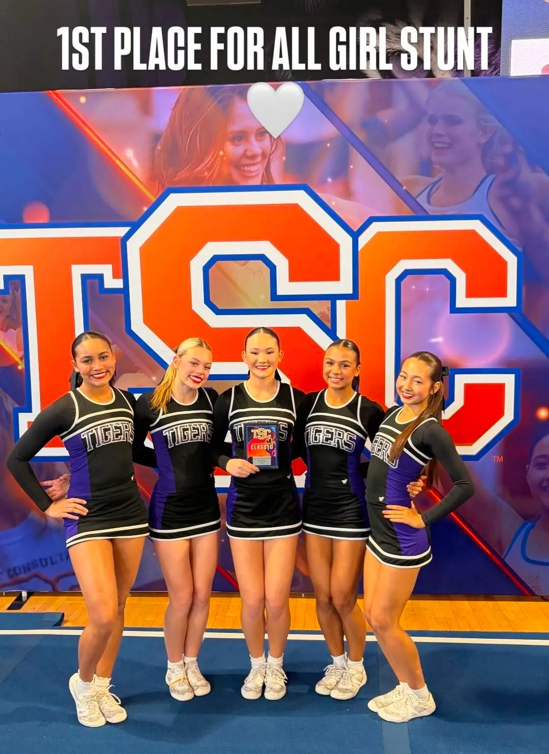 Millennium Tigers stunt group competing